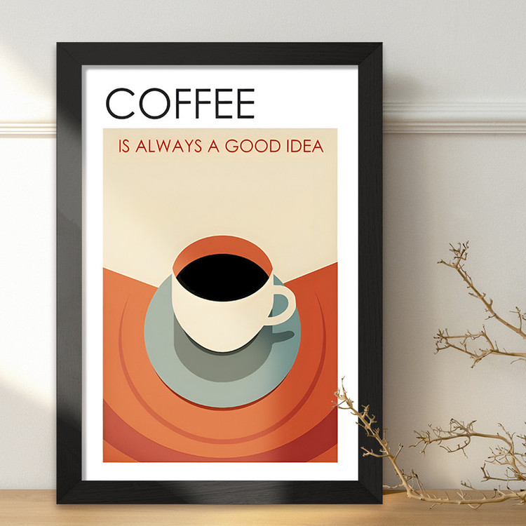 تابلو خندالو مدل قهوه (COFFEE) کد F10401