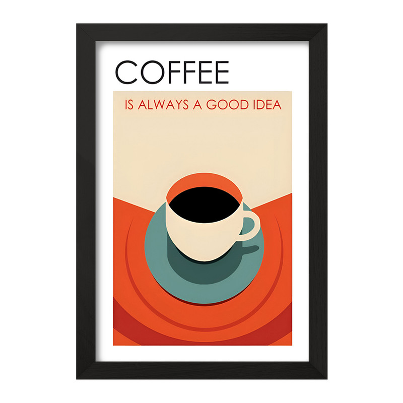 تابلو خندالو مدل قهوه (COFFEE) کد F10401