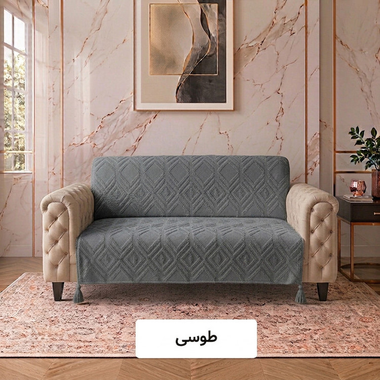 شال مبل و تخت کوکوجم مدل الیزابت مینیمال سایز 175*145 سانتیمتر