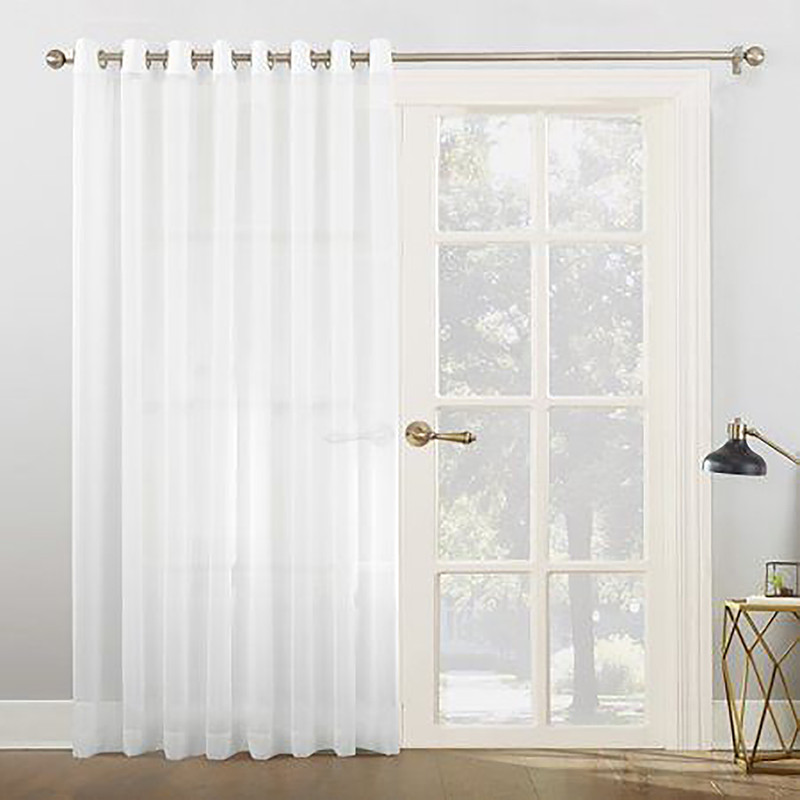 پرده مدل پانچ حریر ساده مات سایز 280x300 سانتی‌متر