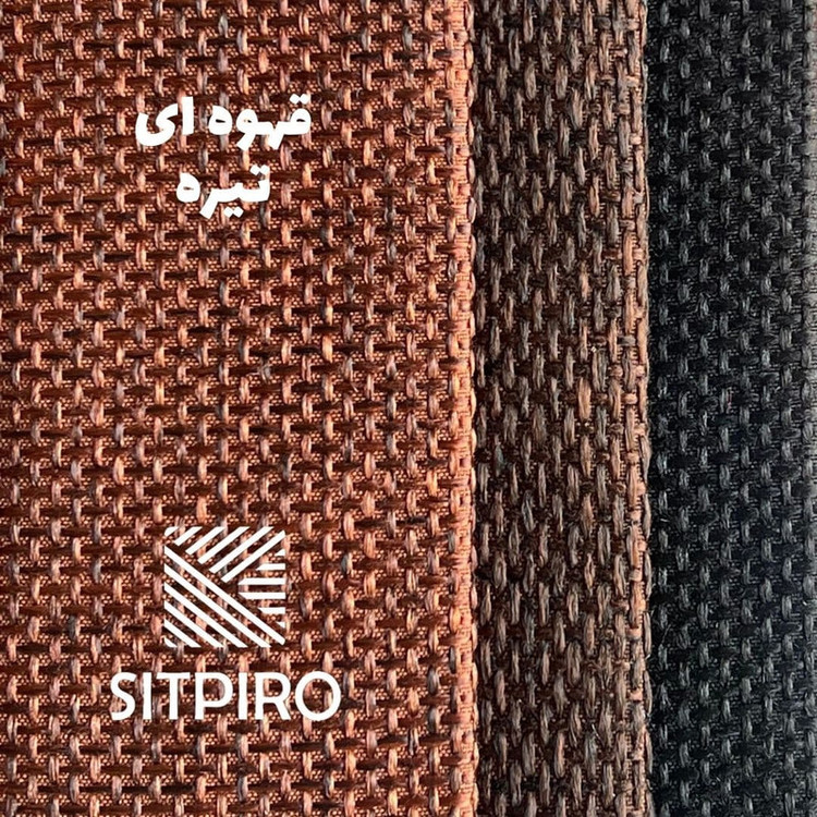 پرده نوین پرده خورشید مدل کتان ملانژ NR117 سایز 180x140 سانتیمتر