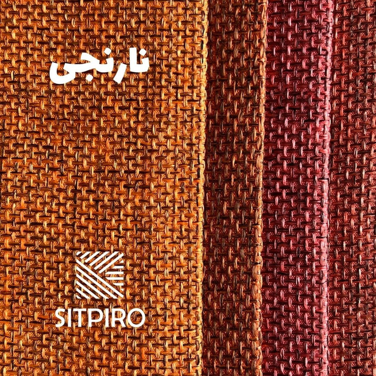 پرده نوین پرده خورشید مدل کتان ملانژ NR117 سایز 180x140 سانتیمتر