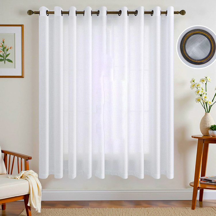پرده پانچ تیکو دکو مدل حریر کلاسیک سایز 180x300 سانتیمتر