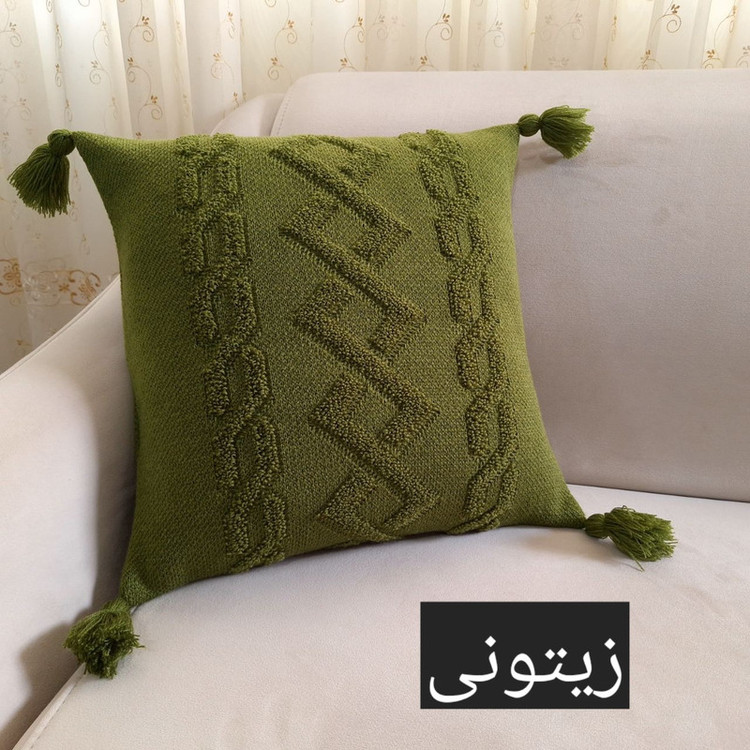 کاور کوسن مدل پانچدوزی ایران سایز 40×40 سانتی متر