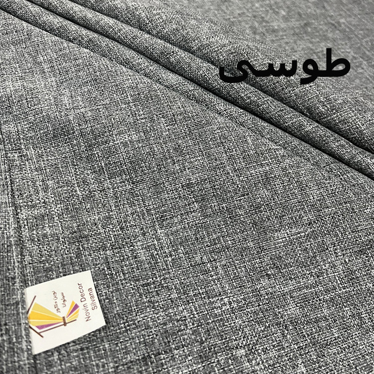 پرده پانچ نوین دکور سیلوانا مدل کتان تسلا 180_1 سایز 180x140 سانتیمتر