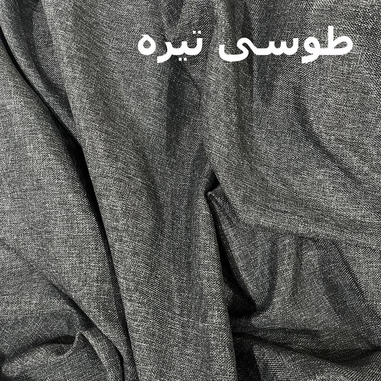 پرده پانچ نوین دکور سیلوانا مدل کتان تسلا 180_1 سایز 180x140 سانتیمتر