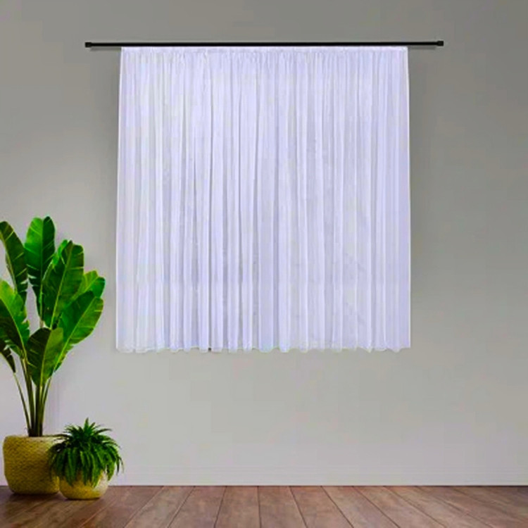 پرده تیکو دکو مدل حریر کلاسیک 7170 دوخت ساده سایز 170 × 295 سانتیمتر