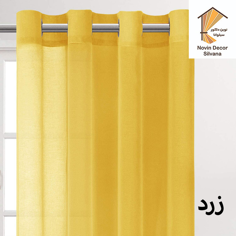 پرده نوین دکور سیلوانا مدل حریر 180 سایز 180 × 140 سانتی متر