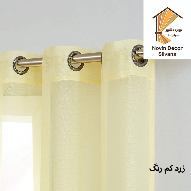 پرده نوین دکور سیلوانا مدل حریر 180 سایز 180 × 140 سانتی متر