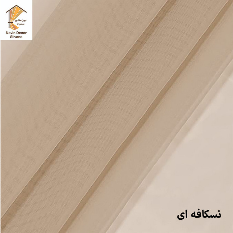 پرده نوین دکور سیلوانا مدل حریر 180 سایز 180 × 140 سانتی متر