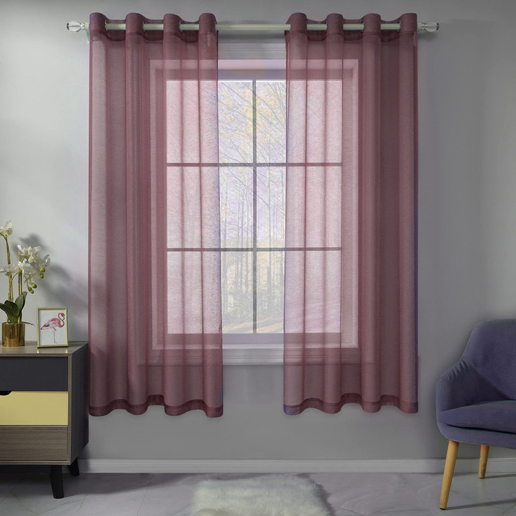 پرده پانچ تیکو دکو مدل حریر شاین ژرسه سایز 230x140 سانتیمتر
