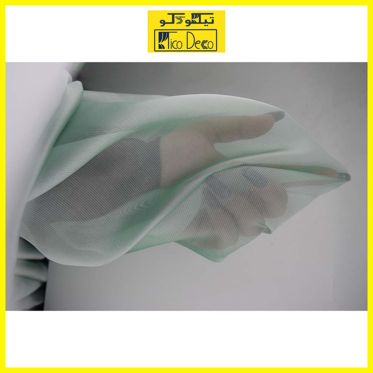 پرده پانچ تیکو دکو مدل حریر شاین ژرسه سایز 230x140 سانتیمتر