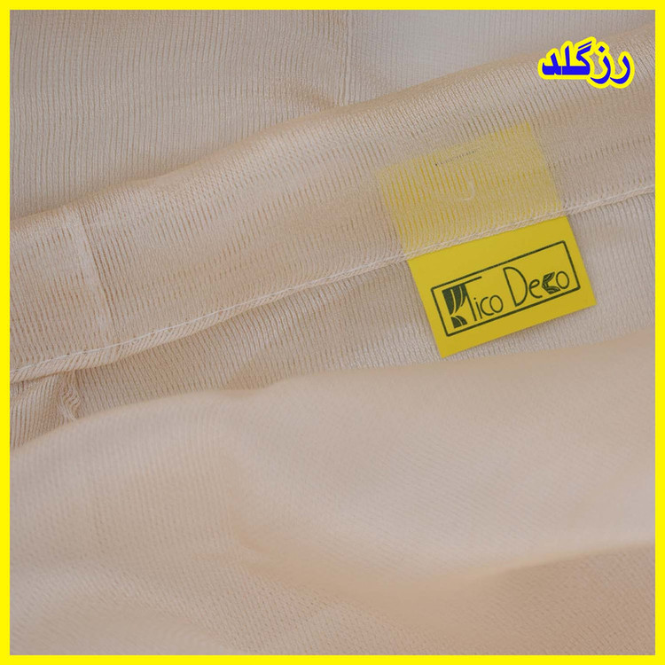 پرده پانچ تیکو دکو مدل حریر شاین ژرسه سایز 230x140 سانتیمتر
