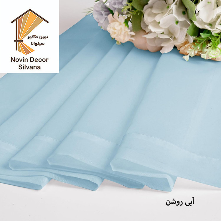 پرده نوین دکور سیلوانا مدل حریر Silvana23 سایز 230 × 140 سانتی متر