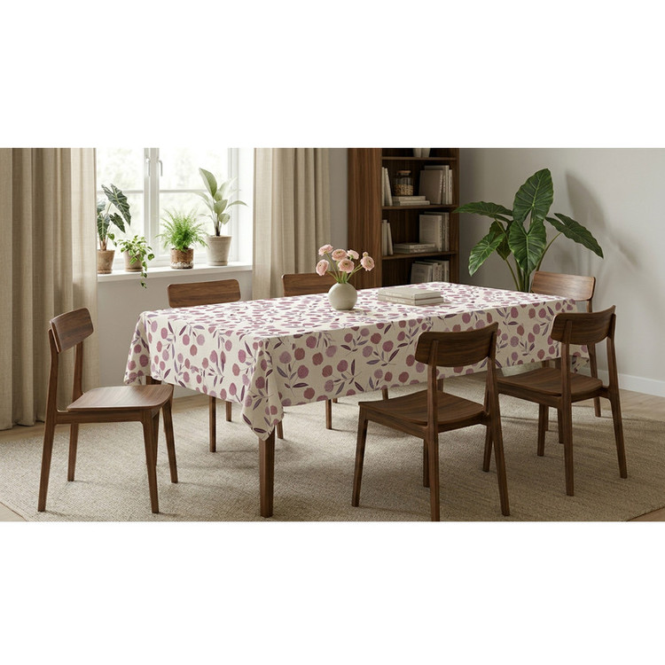 رومیزی مدل دشت شکوفه طرح ترک کد T.120 سایز 220x140 سانتیمتر