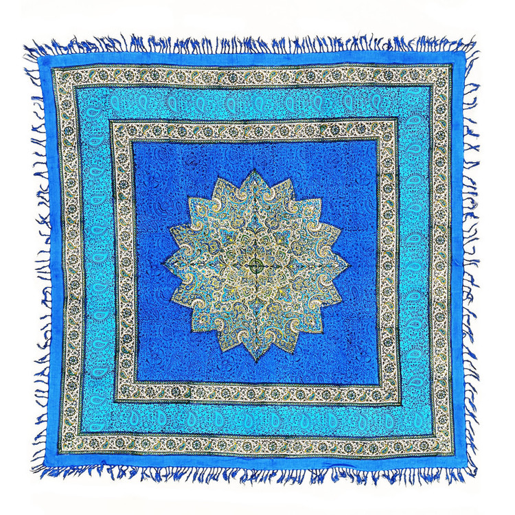 رومیزی قلمکار مدل ترنج سلطانی