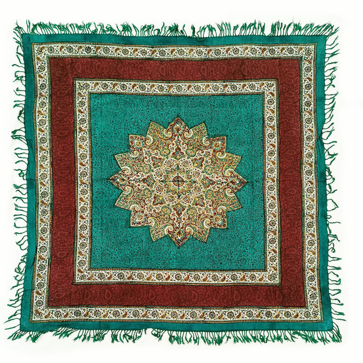 رومیزی قلمکار مدل ترنج سلطانی