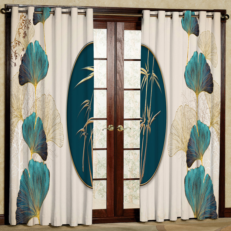 پرده مدل مخمل پانچی کد 2427T2 سایز 200x140 سانتی متر