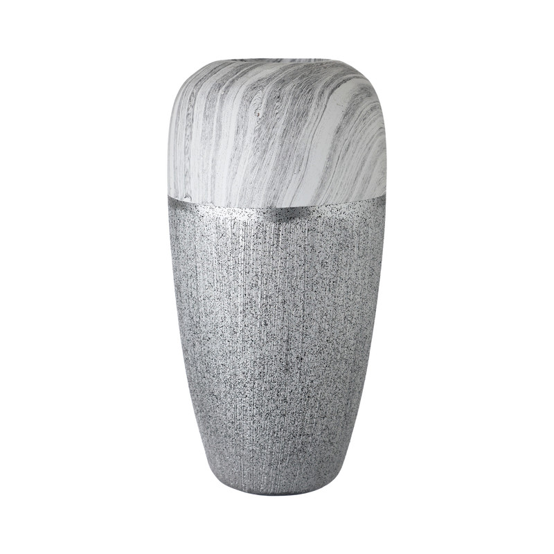 گلدان دکوری مدل Gray Marble