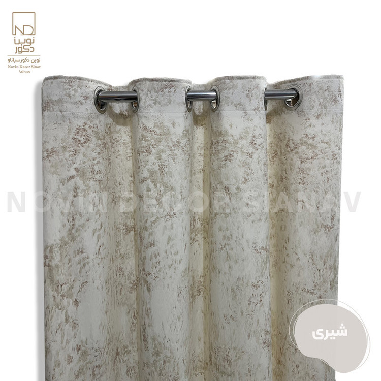 پرده نوین دکور سیاناو مدل مخمل پتینه سزار 1 _ 28 سایز 280x140 سانتیمتر