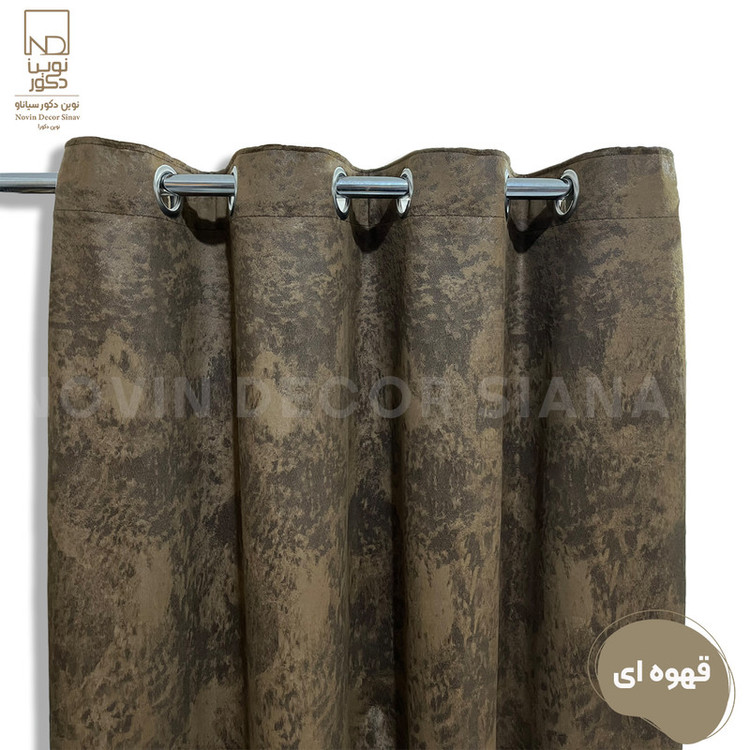 پرده نوین دکور سیاناو مدل مخمل پتینه سزار 1 _ 28 سایز 280x140 سانتیمتر