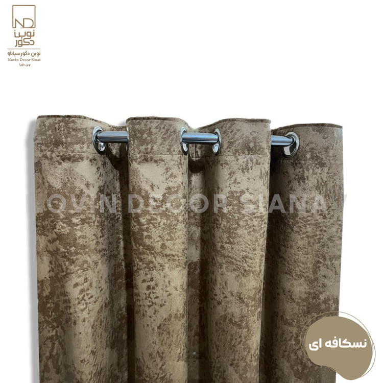پرده نوین دکور سیاناو مدل مخمل پتینه سزار 1 _ 28 سایز 280x140 سانتیمتر