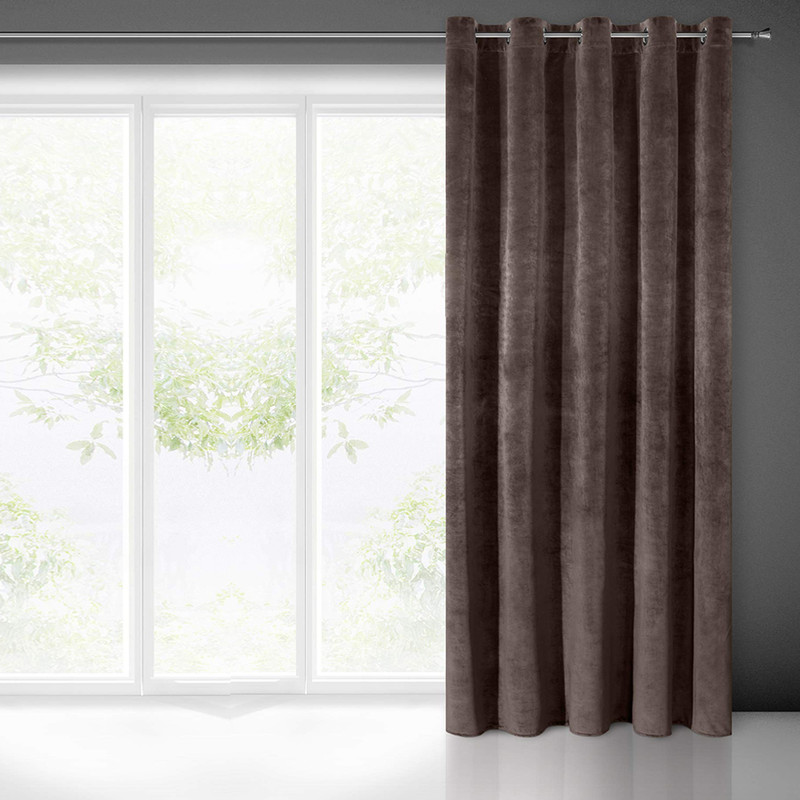 پرده تیکو دکو مدل مخمل مات هانزو سایز 140x280 سانتی متر