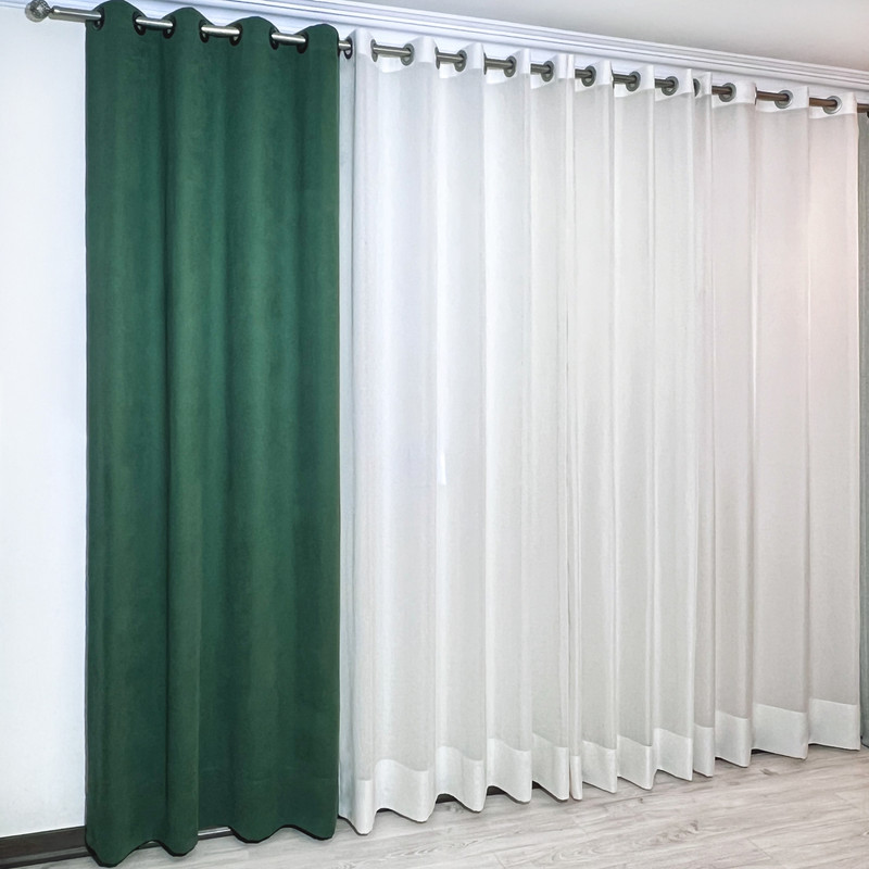 پرده مدل پانچ مخمل مات مدرن سایز 280x145 سانتی‌متر