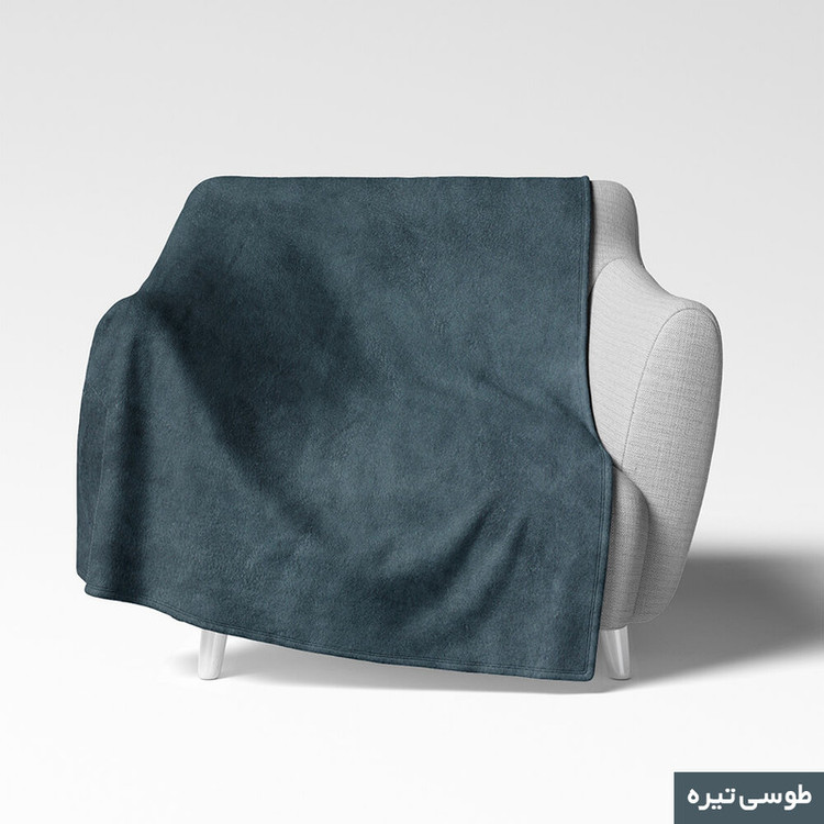 شال مبل شاران هوم مدل مخملی طرح ساده 180×200 سانتی متر