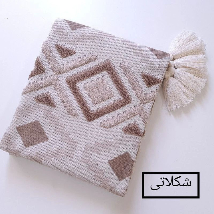 شال مبل و تخت مدل پانچدوزی سایز 300×145 سانتی متر