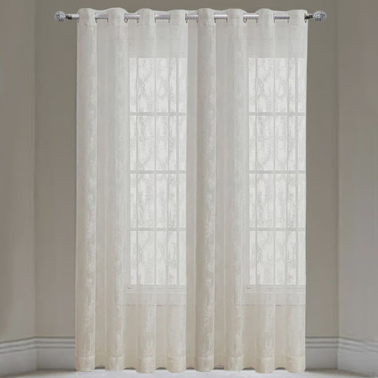 پرده تیکو دکو مدل تور راشل طرحدار سایز 280 × 300 سانتیمتر