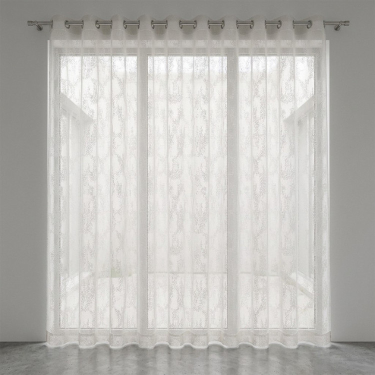 پرده تیکو دکو مدل تور راشل طرحدار سایز 280 × 300 سانتیمتر