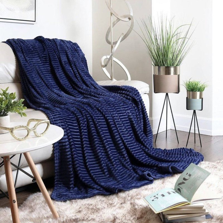 شال مبل طرح پلیسه سایز 240×220 سانتیمتر