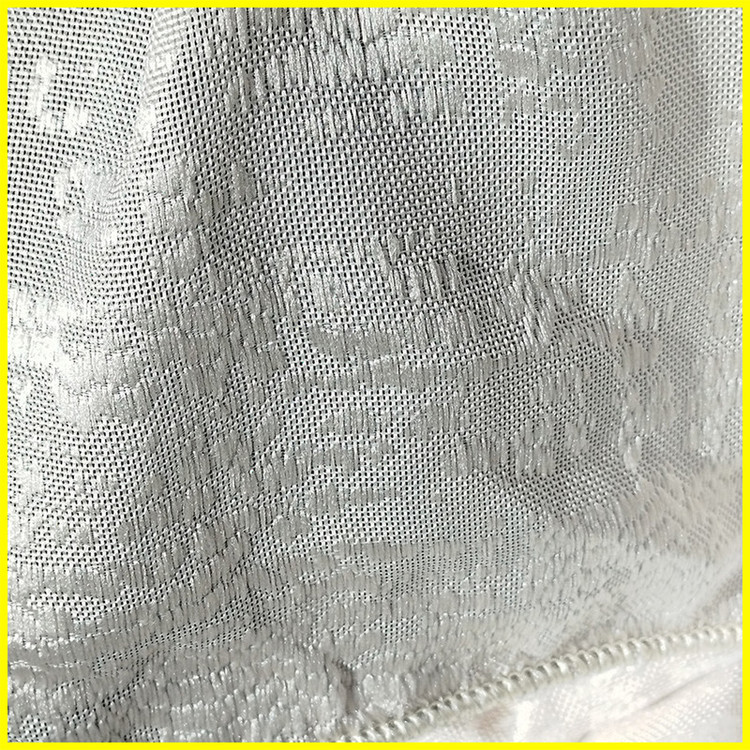 پرده پانچ تیکو دکو مدل حریر کتان ژاکارت طرح محو مدل بدون نیاز به آستر سایز 180 × 140 سانتیمتر