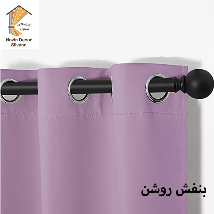 پرده نوین دکور سیلوانا مدل کتان 18 سایز 180 × 140 سانتی متر