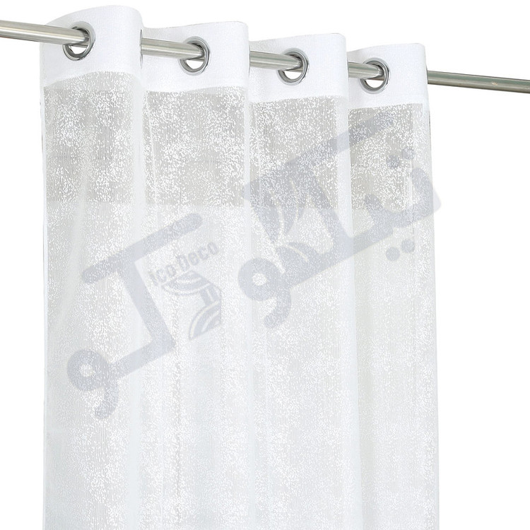 پرده تیکو دکو مدل تور راشل شش چین سایز 280 × 225 سانتیمتر