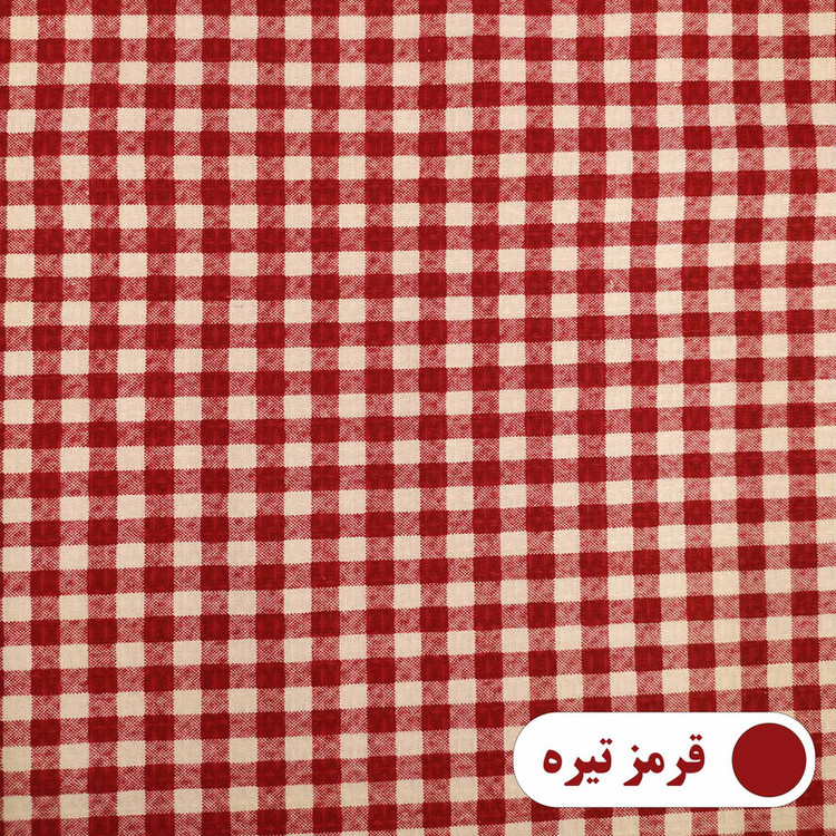 رومیزی پانیذ پود مدل چهارخانه مستطیل سایز 250x140 سانتیمتر
