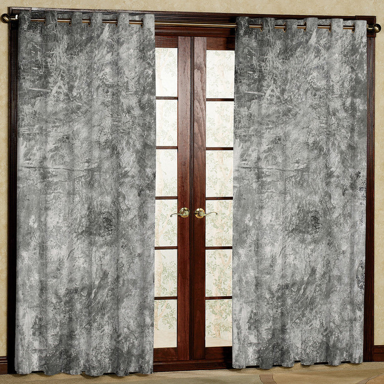 پرده مدل پتینه مخمل پانچی کد 4129 سایز 200x140 سانتی متر