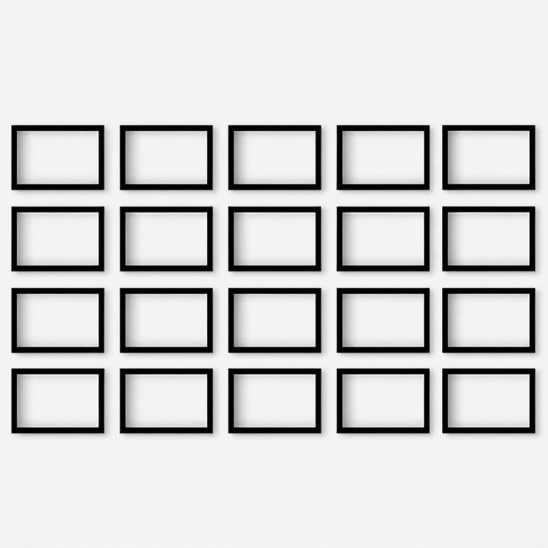 قاب عکس بکلیت مدل 16x21-215 مجموعه 20 عددی