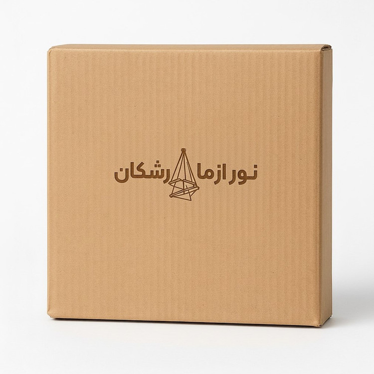 لوستر 3 شعله نور از ما رشکان مدل 3ring