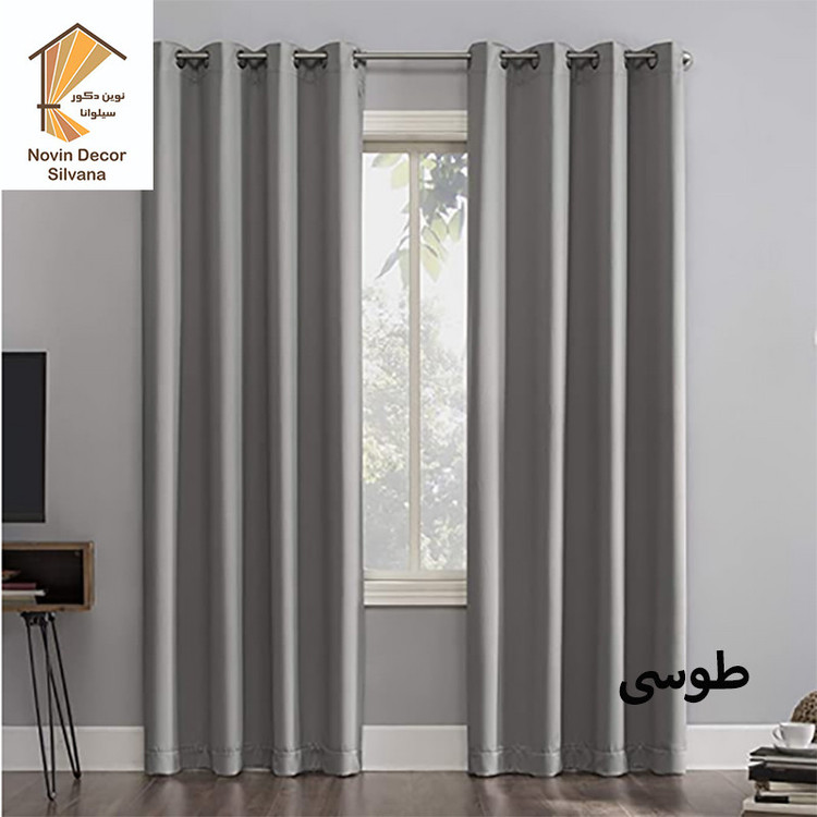 پرده نوین دکور سیلوانا مدل کتان 28 سایز 280 × 140 سانتی متر