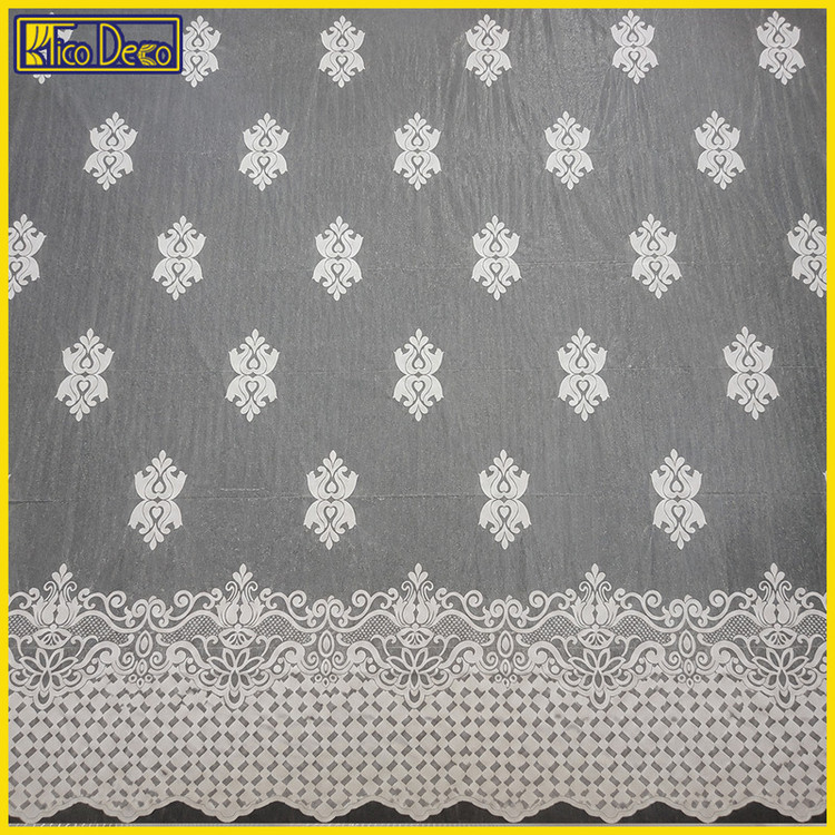 پرده تیکو دکو مدل دوخت ساده تور راشل کادکا طرح ونوس دالبوردار سایز 280 × 300 سانتیمتر