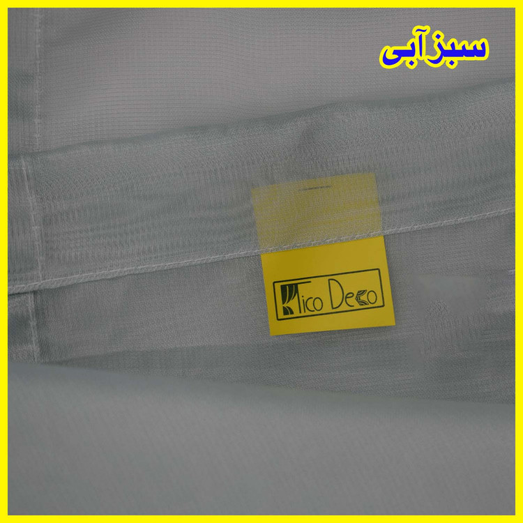 پرده تیکو دکو مدل دوخت ساده حریر شاین ژرسه سایز 280x300 سانتیمتر