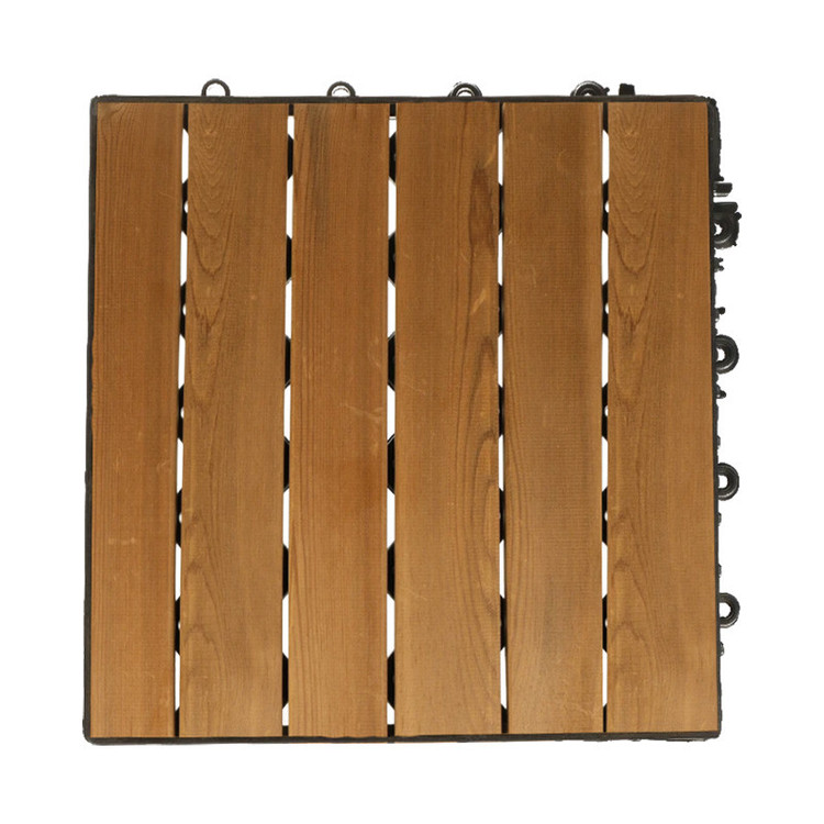 کفپوش مدل ترموود 6 ردیف کد SM42 سایز 30x30 سانتی متر مجموعه 11 عددی