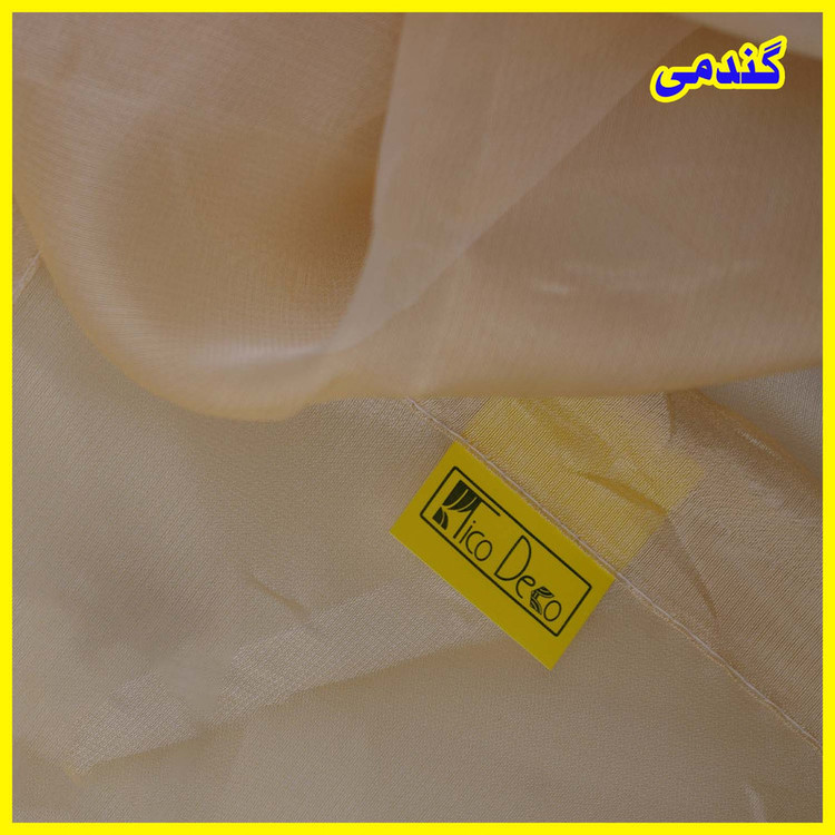 پرده تیکو دکو مدل حریر شاین ژرسه سایز 300*280 سانتی متر