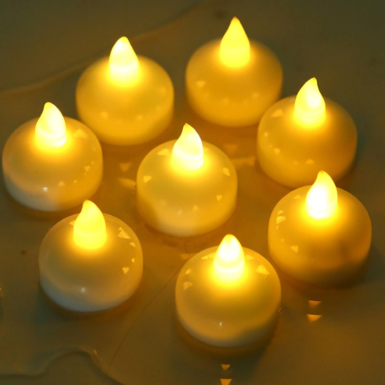 شمع ال ای دی مدل Floating مجموعه 12 عددی