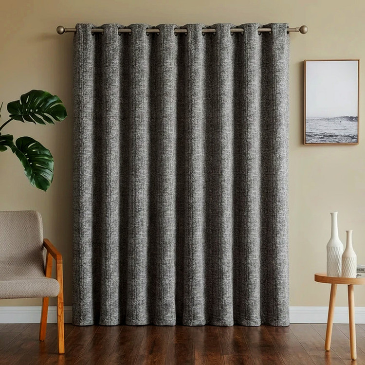 پرده پانچ تیکو دکو مدل ابریشم اسلب نویزی سایز 280 × 300 سانتیمتر