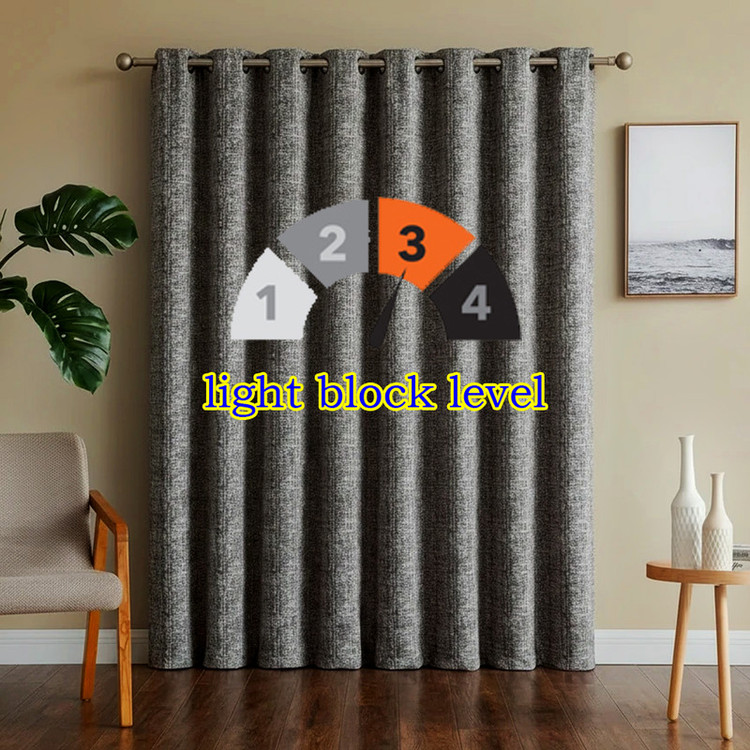 پرده پانچ تیکو دکو مدل ابریشم اسلب نویزی سایز 280 × 300 سانتیمتر