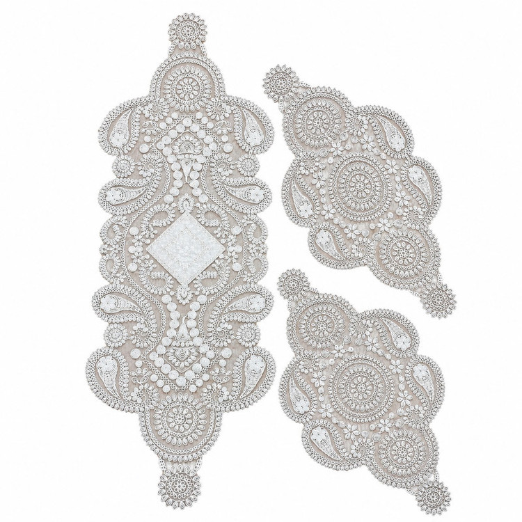 ست رومیزی و رانر 3 تکه مدل R3003O
