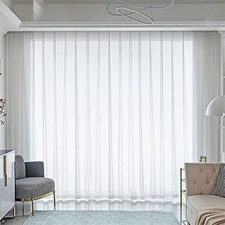 پرده مدل حریر ساده مینیمال سایز 275 × 730 سانتیمتر